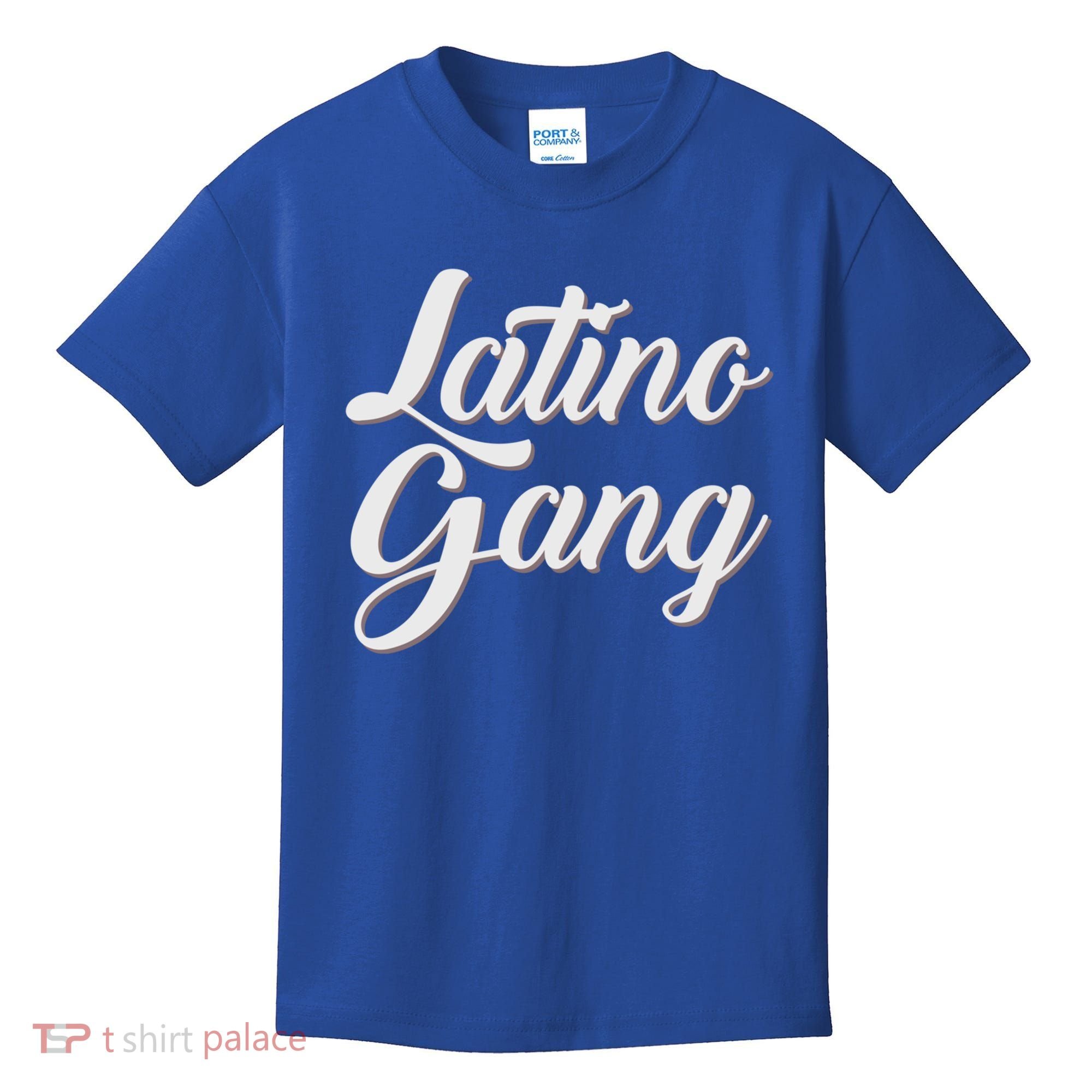 Latino Gang Latin Trap Hip Hop Rap Hispanic Cholo Grafitti Great Gift Kids T-Shirt