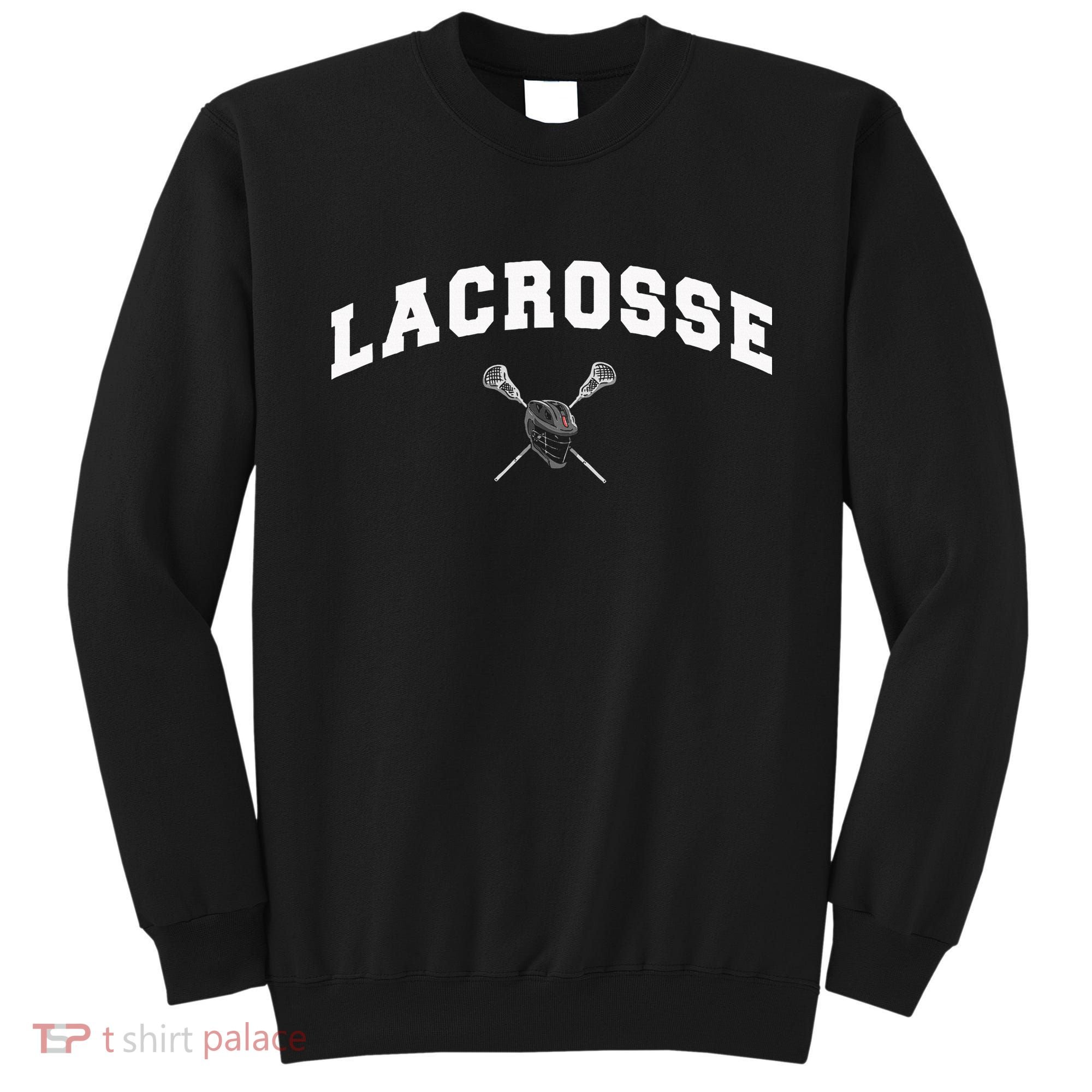 Lacrosse Gifts Lax Lacrosse Player Stick Sweatshirt