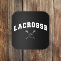 Lacrosse Gifts Lax Lacrosse Player Stick Coaster thumb 0