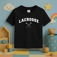 Lacrosse Gifts Lax Lacrosse Player Stick Toddler T-Shirt thumb 3