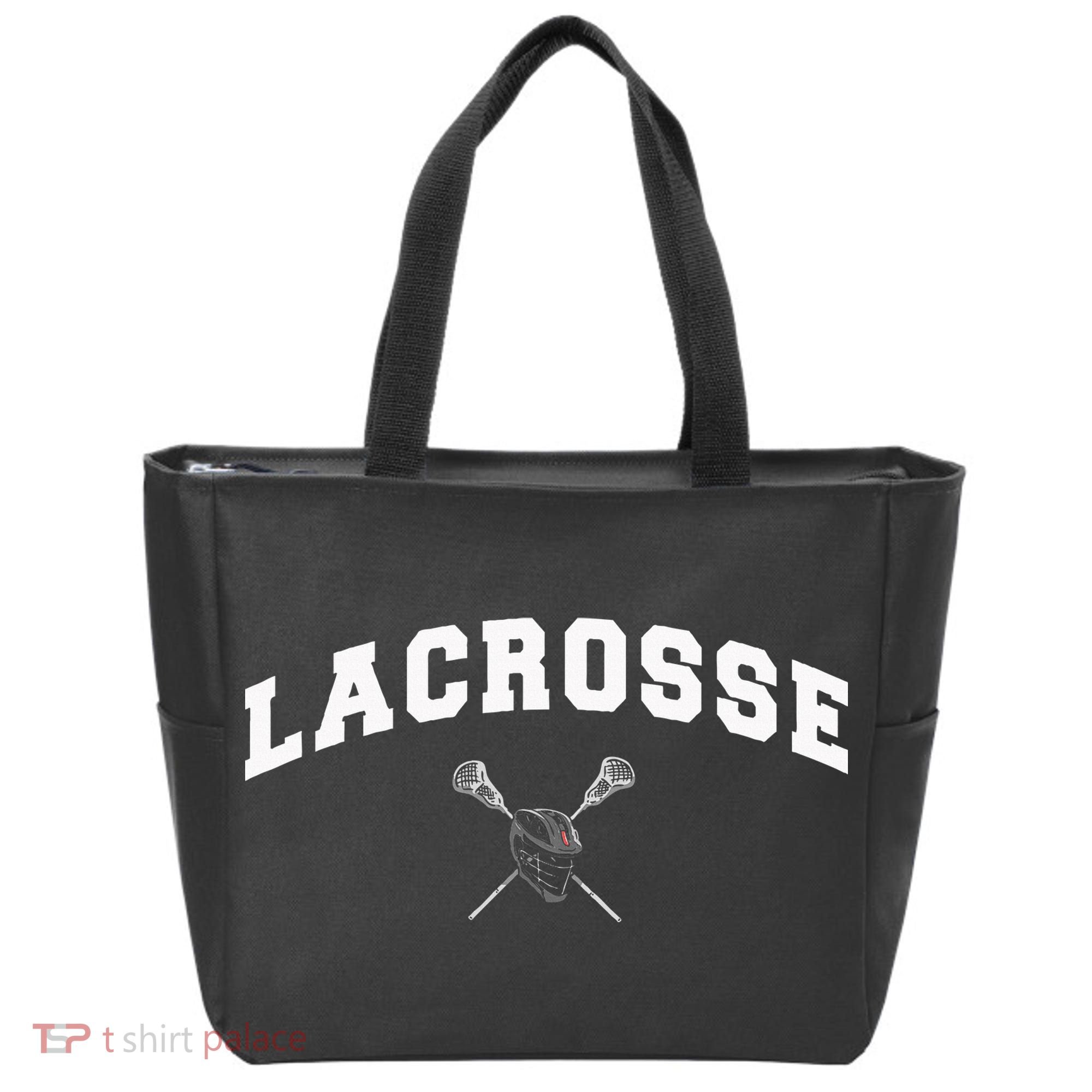 Lacrosse Gifts Lax Lacrosse Player Stick Tote Bag