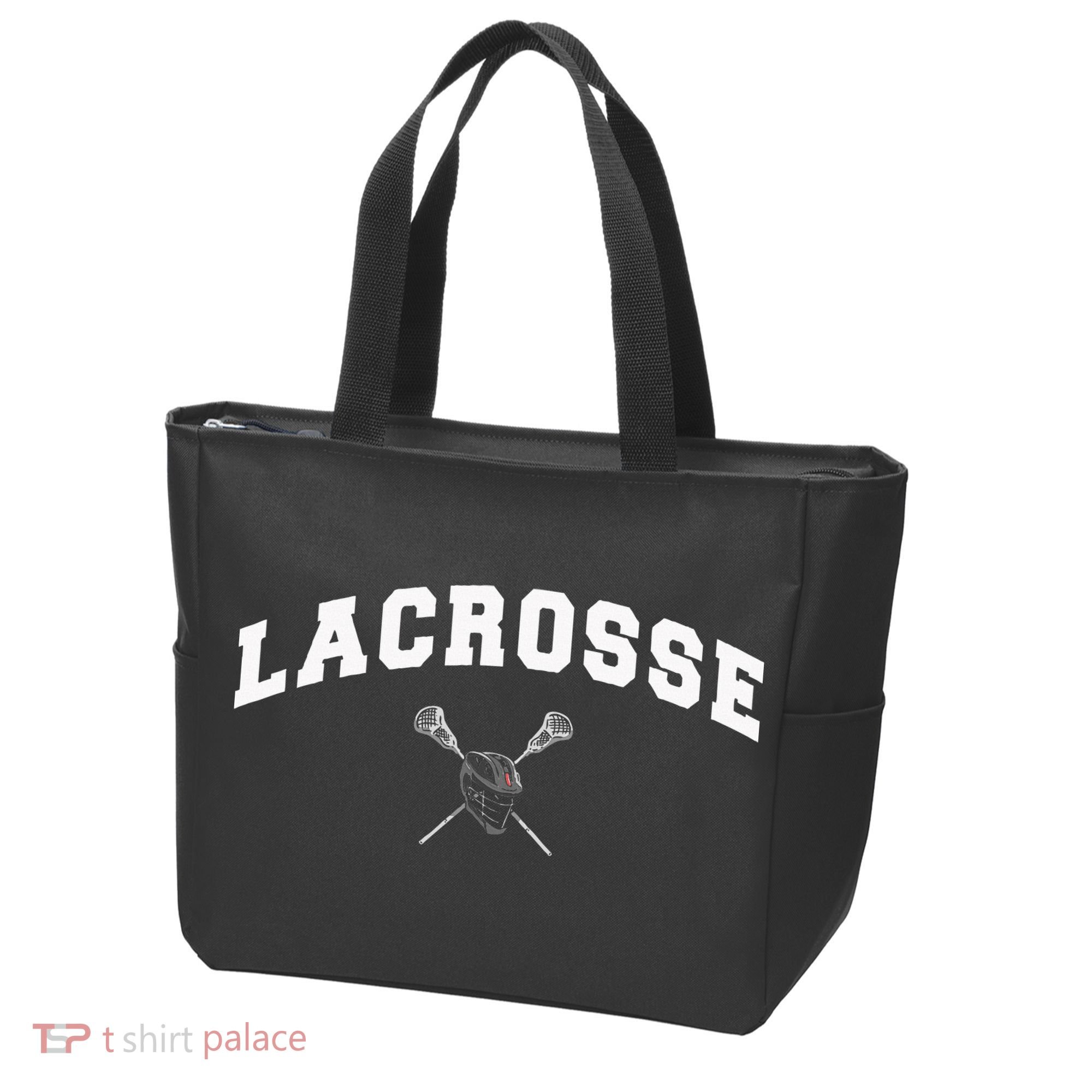 Lacrosse Gifts Lax Lacrosse Player Stick Tote Bag