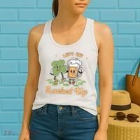 Let's Get Lucked Up St Patrick's Lucky Shamrock St Patrick's Day Beer Drinking Women's Tank Top thumb 2
