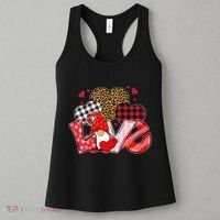 Love Gnome Leopard Checkered Pattern Women's Tank Top thumb 3