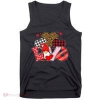 Love Gnome Leopard Checkered Pattern Tank Top thumb 0