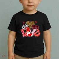 Love Gnome Leopard Checkered Pattern Toddler T-Shirt thumb 2