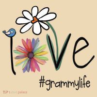 Love Grammy Life Art Flower Great Gift Tote Bag thumb 4