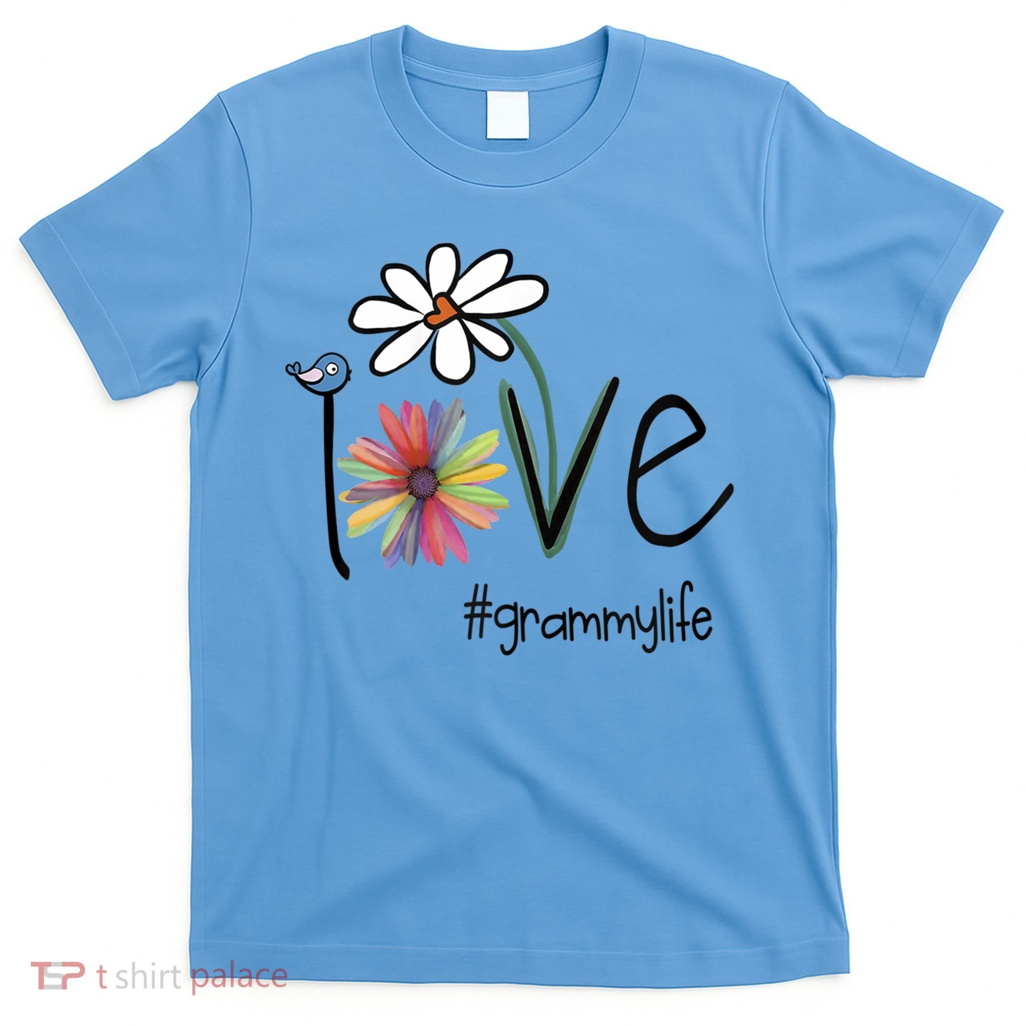 Love Grammy Life Art Flower Great Gift T-Shirt