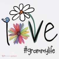 Love Grammy Life Art Flower Great Gift Sweatshirt thumb 3