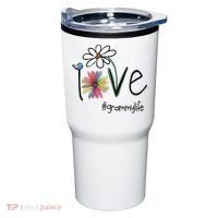 Love Grammy Life Art Flower Great Gift Tumbler thumb 0