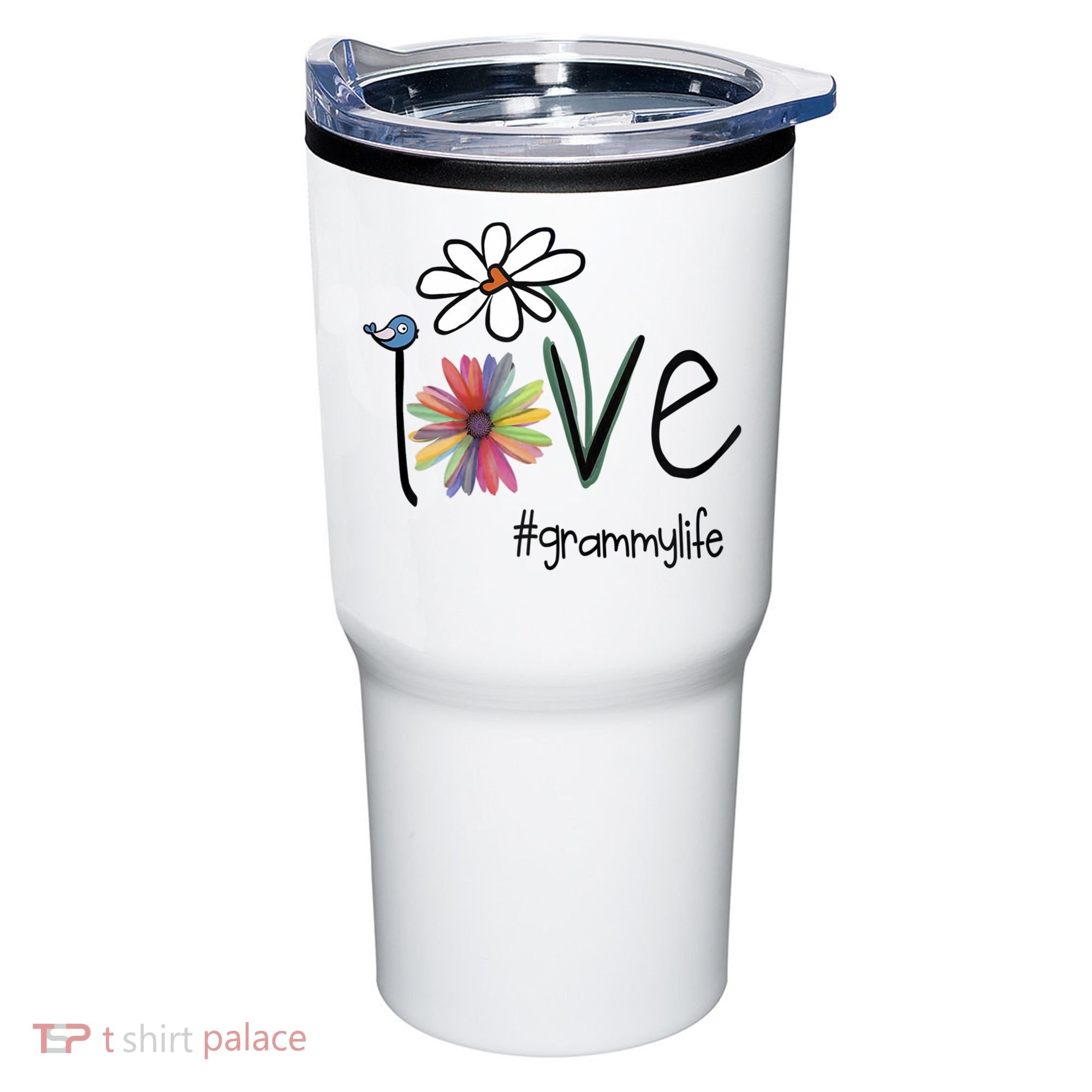 Love Grammy Life Art Flower Great Gift Tumbler