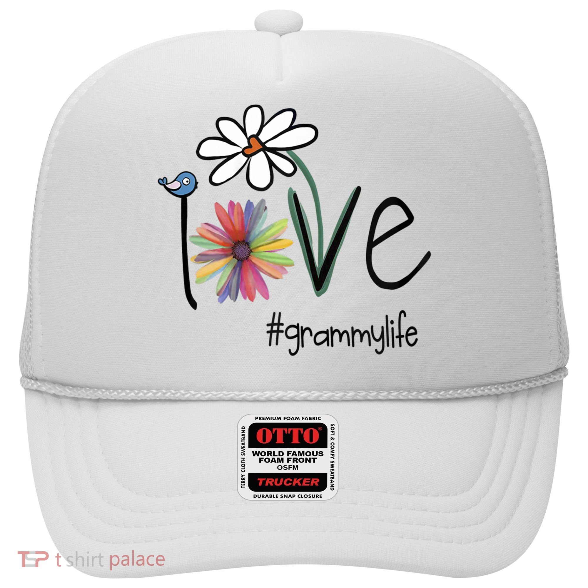 Love Grammy Life Art Flower Great Gift Hat