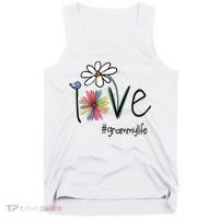 Love Grammy Life Art Flower Great Gift Tank Top thumb 0