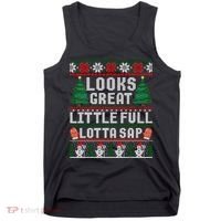 Looks Great Little Full Lotta Sap Tee Christmas Vacation Tank Top thumb 0