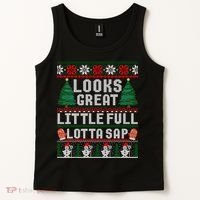 Looks Great Little Full Lotta Sap Tee Christmas Vacation Tank Top thumb 2