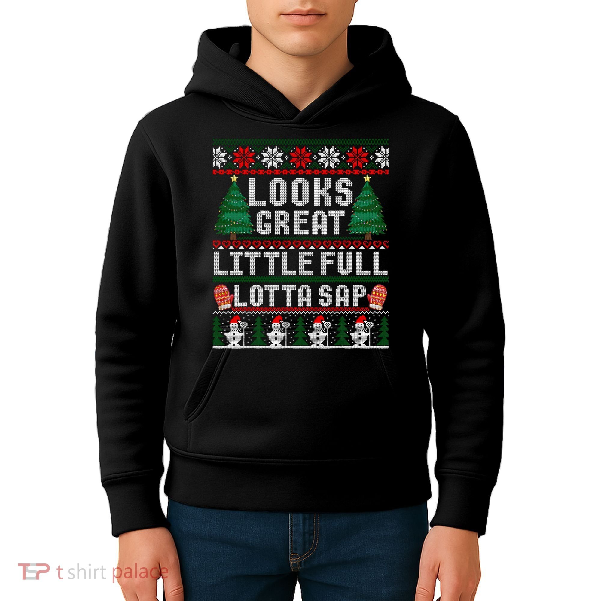 Looks Great Little Full Lotta Sap Tee Christmas Vacation Kids Hoodie