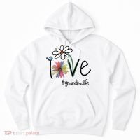 Love Grandma Life Art Flower Hoodie thumb 0