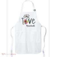 Love Grandma Life Art Flower Apron thumb 0