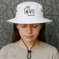 Love Grandma Life Art Flower Bucket Hat thumb 3
