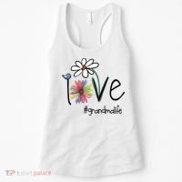 Love Grandma Life Art Flower Women's Tank Top thumb 0