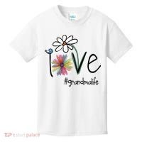 Love Grandma Life Art Flower Kids T-Shirt thumb 0