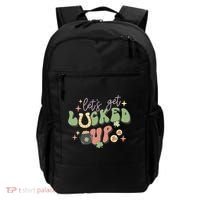 Lets Get Lucked Up Cute St Patricks Day Backpack thumb 0