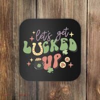 Lets Get Lucked Up Cute St Patricks Day Coaster thumb 0