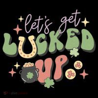 Lets Get Lucked Up Cute St Patricks Day Coaster thumb 2