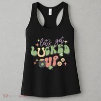 Lets Get Lucked Up Cute St Patricks Day Women's Tank Top thumb 3