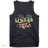 Lets Get Lucked Up Cute St Patricks Day Tank Top thumb 0