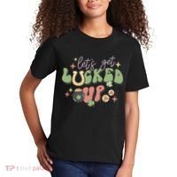 Lets Get Lucked Up Cute St Patricks Day Kids T-Shirt thumb 2