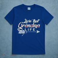 Living Grandma Life Mothers Day Christmas Grandparents Day Cool Gift T-Shirt thumb 5