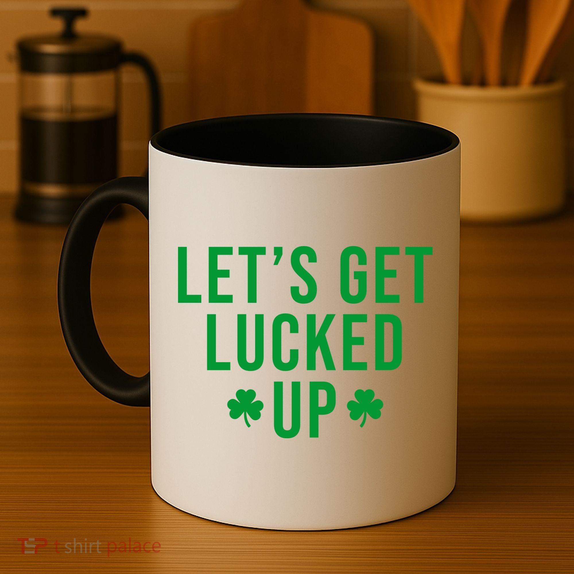 Lets Get Lucked Up St Patricks Day Funny Coffee Mug
