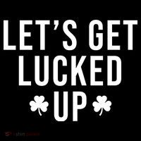 Lets Get Lucked Up St Patricks Day Funny Women's Hoodie thumb 2