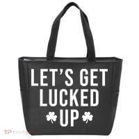 Lets Get Lucked Up St Patricks Day Funny Tote Bag thumb 0