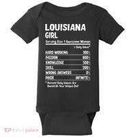 Louisiana Girl Baby Bodysuit thumb 0