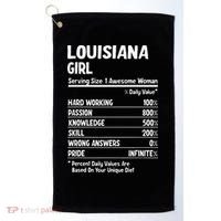 Louisiana Girl Golf Towel thumb 0