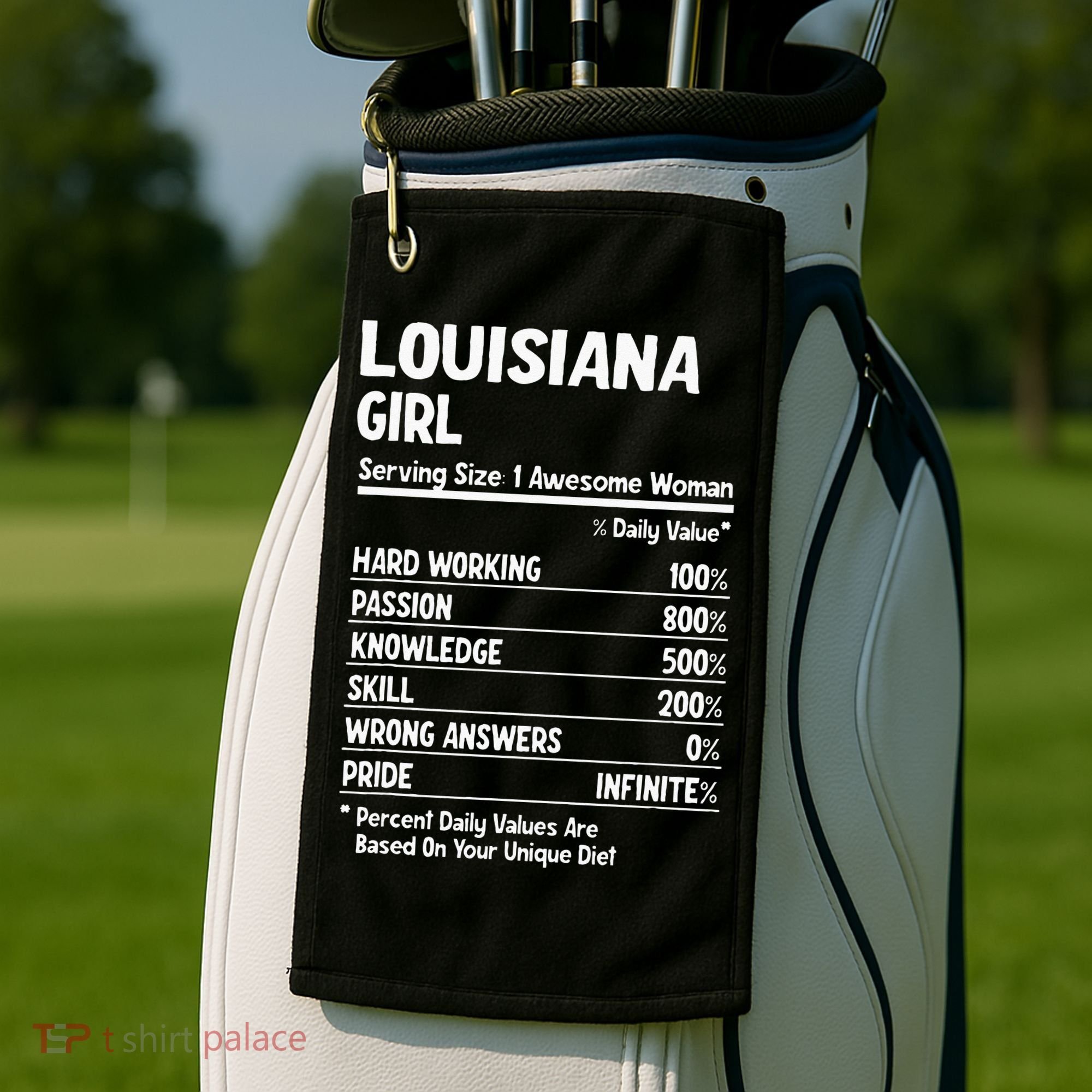 Louisiana Girl Golf Towel