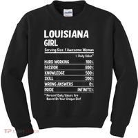 Louisiana Girl Kids Sweatshirt thumb 0