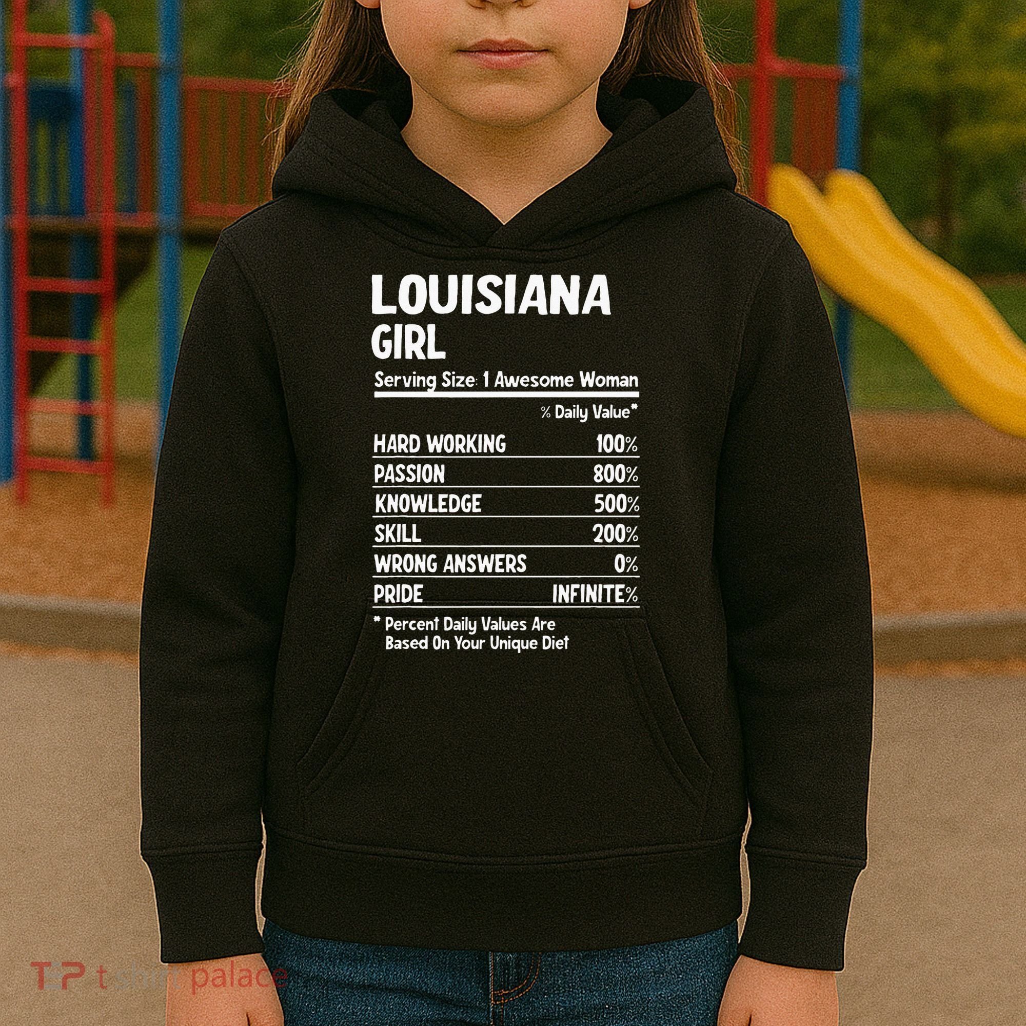 Louisiana Girl Kids Hoodie