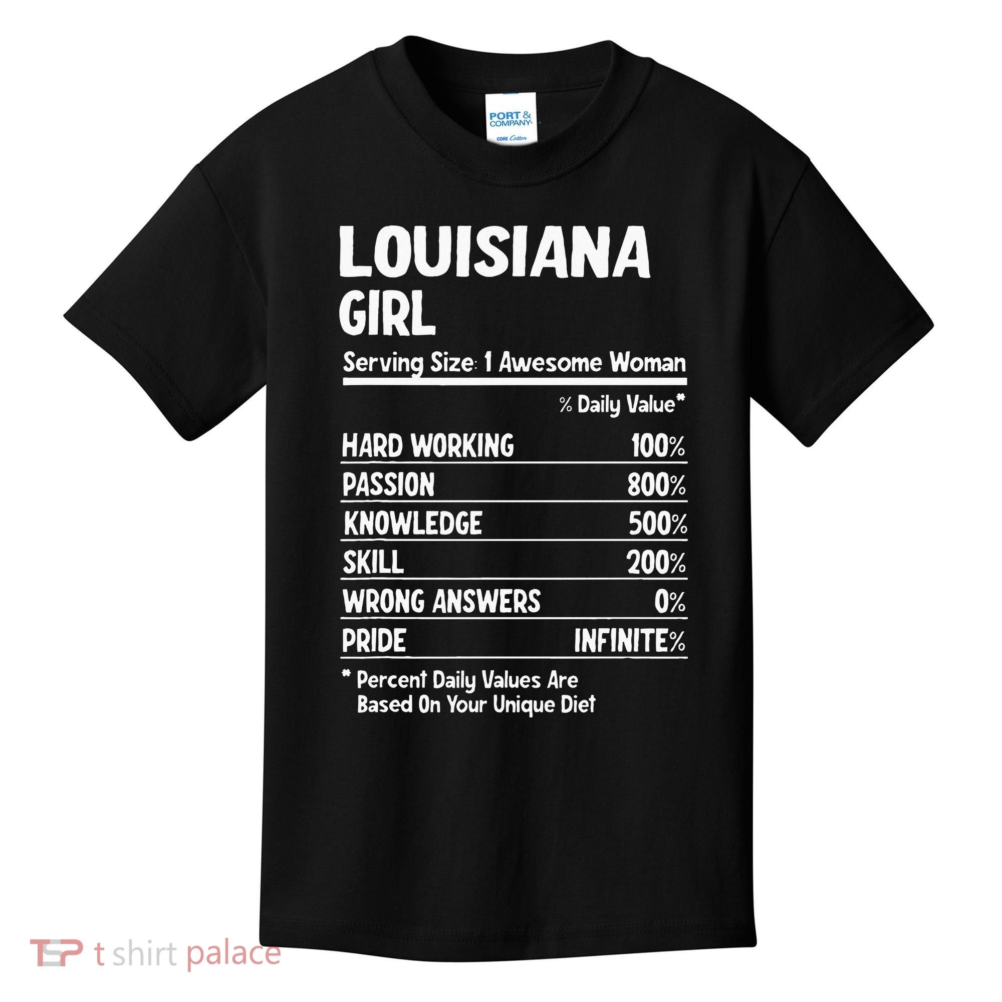 Louisiana Girl Kids T-Shirt