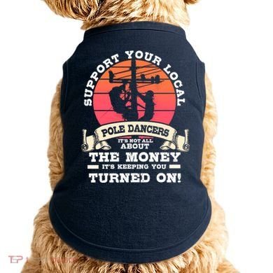 Lineman Gifts Line Worker Image On Back Of Doggie Tank