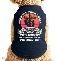 Lineman Gifts Line Worker Image On Back Of Doggie Tank thumb 0