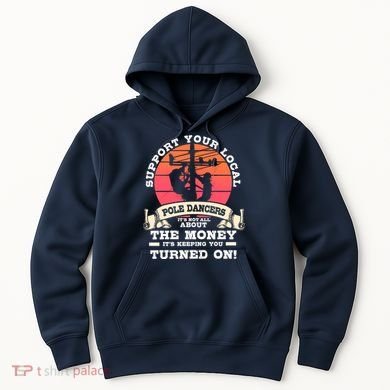 Lineman Gifts Line Worker Image On Back Of Hoodie