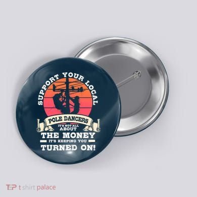 Lineman Gifts Line Worker Image On Back Of Button