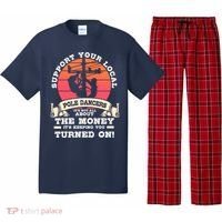 Lineman Gifts Line Worker Image On Back Of Pajama Set thumb 0
