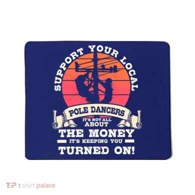 Lineman Gifts Line Worker Image On Back Of Mousepad