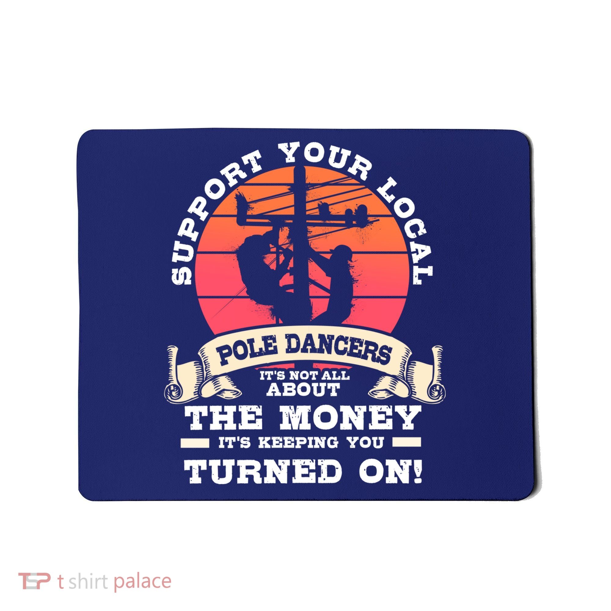 Lineman Gifts Line Worker Image On Back Of Mousepad