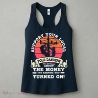 Lineman Gifts Line Worker Image On Back Of Women's Tank Top thumb 3