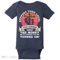 Lineman Gifts Line Worker Image On Back Of Baby Bodysuit thumb 0